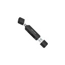 バッファロー Type-C/Type-A接続 USB3.2 Type-Cカードリーダー ブラック BSCR130U3CBK (納期目安1-2週間)