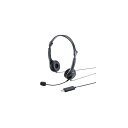 サンワサプライ USBヘッドセット MM-HSU18BK ブラック MMHSU18BK (納期目安2-3週間)