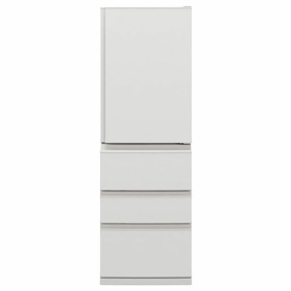 三菱 (右開き) 403L 4ドア冷蔵庫 MR-N40E5M-W マットリネンホワイト MRN40E5MW MRN40Mベースのオリジナルモデル ※配送エリア内送料標準設置無料