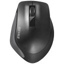 BUFFALO 無線 BlueLED 3ボタン プレミアムフィットマウス ブラック BSMBW300MBK (納期目安1-2週間)