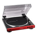 オーディオテクニカ レコードプレーヤー AT-LP60X RD レッド ATLP60XRD (納期目安3週間~) Bluetooth対応