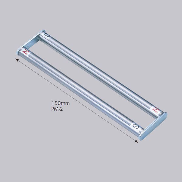 形状 大きさ 磁束密度 入数 丸型 φ5×50mm 150mT 2 φ10×50mm 170mT φ10×100mm 150mT φ10×150mm 200mT 共通仕様：極性表示、保磁用鉄片付、ケース入り