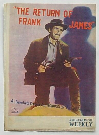 【中古】映画プログラム　 地獄への逆襲 The Return of Frank James