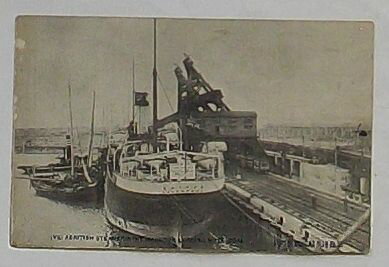 【中古】三池港英船に載炭の景(絵葉書)