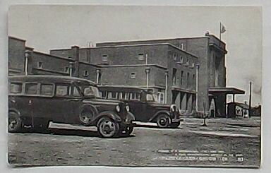 【中古】撫順停車場の偉観及び奉天運行定期バス(絵葉書)