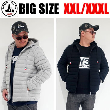 大きいサイズ メンズ ブランド アウター ダウン XXL XXXL 3L 4L 5L 黒 ブラック グレー ダウンジャケット 防風 防寒 軽量 アメカジ ストリート 国内正規品 ジョット Just Over The Top 5909-NICO J514 J999 大人 30代 40代 50代