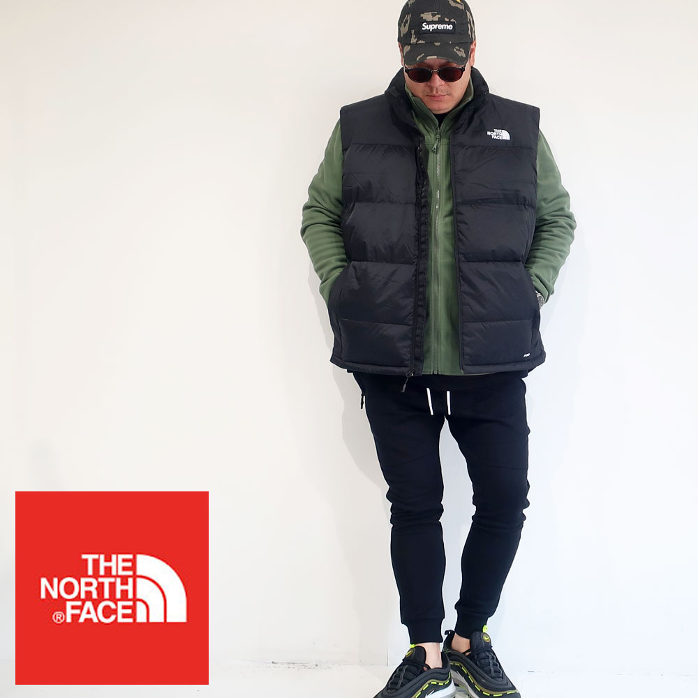 THE NORTH FACE ノースフェイス メンズ 大きいサイズ ダウン ベスト 90% フェザー 10% アウター ディアブロ DIABLO DOWN VEST ブランド 長袖 XL XXL 2L 3L 4L ブラック 新作 トレッキング アウトドア ハーフドーム フード 大人 30代 40代 50代