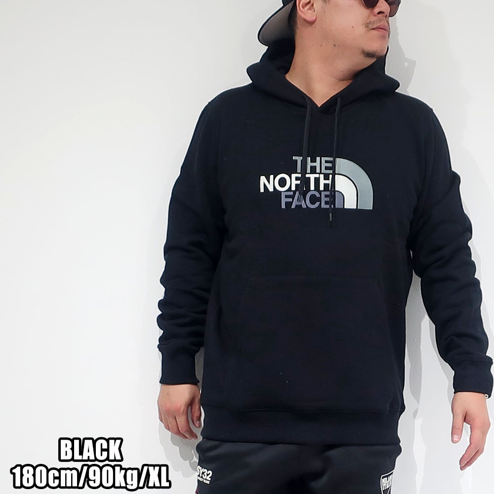 THE NORTH FACE ノースフェイス メンズ 大きいサイズ スウェット M DREW PEAK PULLOVER HOODIE パーカー ブランド 長袖 XL XXL 2L 3L 4L ブラック チャコール 新作 トレッキング アウトドア ハーフドーム 丸襟 丸首 大人 30代 40代 50代