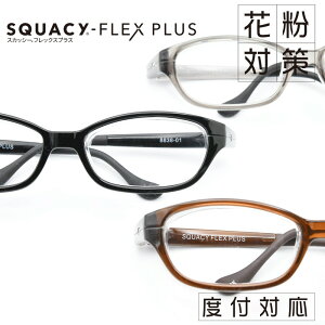 SQUACY-FLEX PLUSスカッシーフレックスプラス花粉防止 花粉対策メガネ