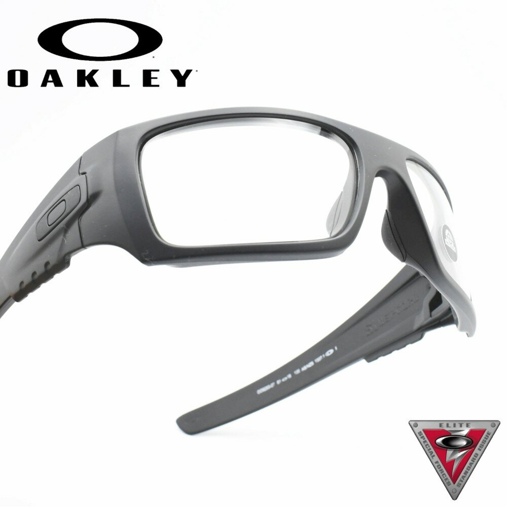 OAKLEY I[N[SI DET-CODE OO9253-0761MATTE BLACK/CLEAR C^[iVitBbgSIV[Y