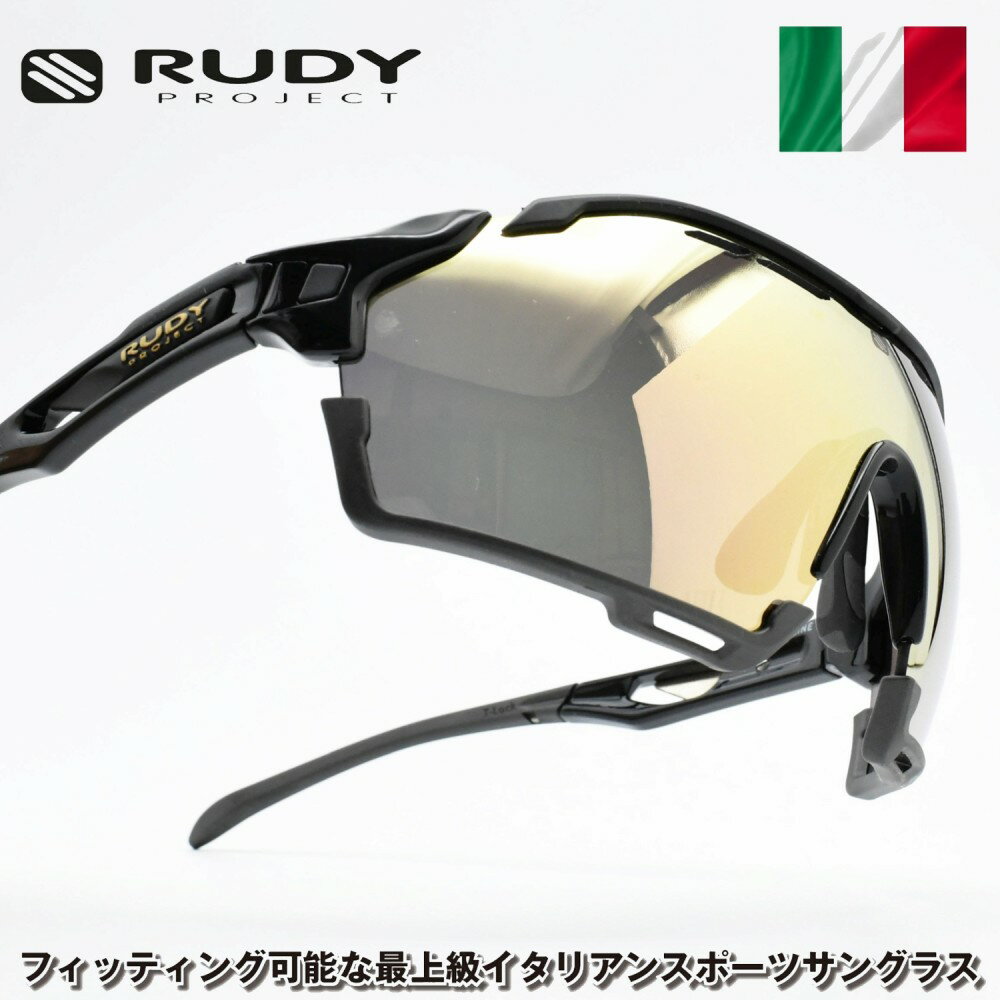 RUDY PROJECT fBvWFGNgCUTLINE JbgCBLACK GROSS/MULTI LASER GOLD