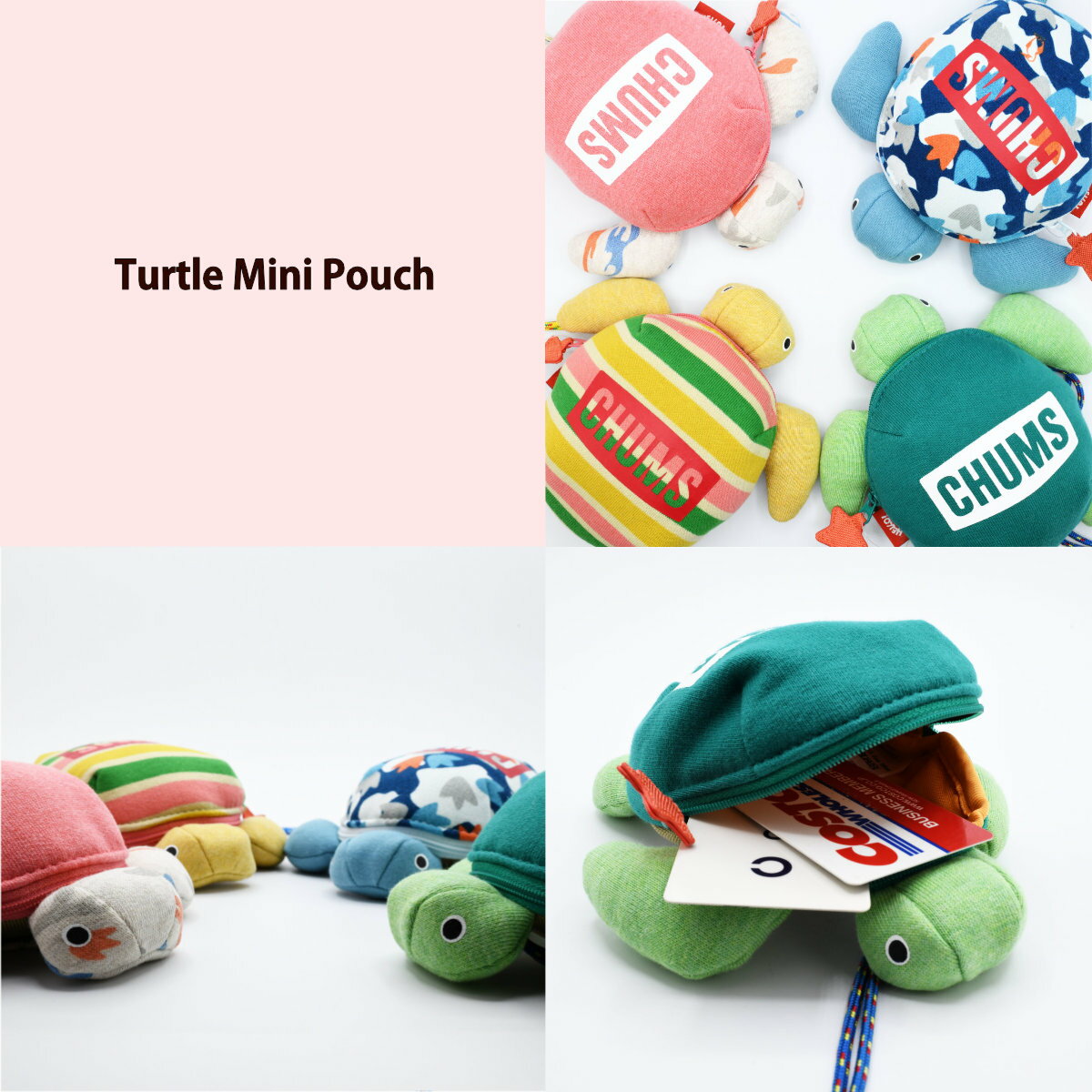 CHUMS チャムスTurtle Mini Pouch タートル ミニ ポーチ