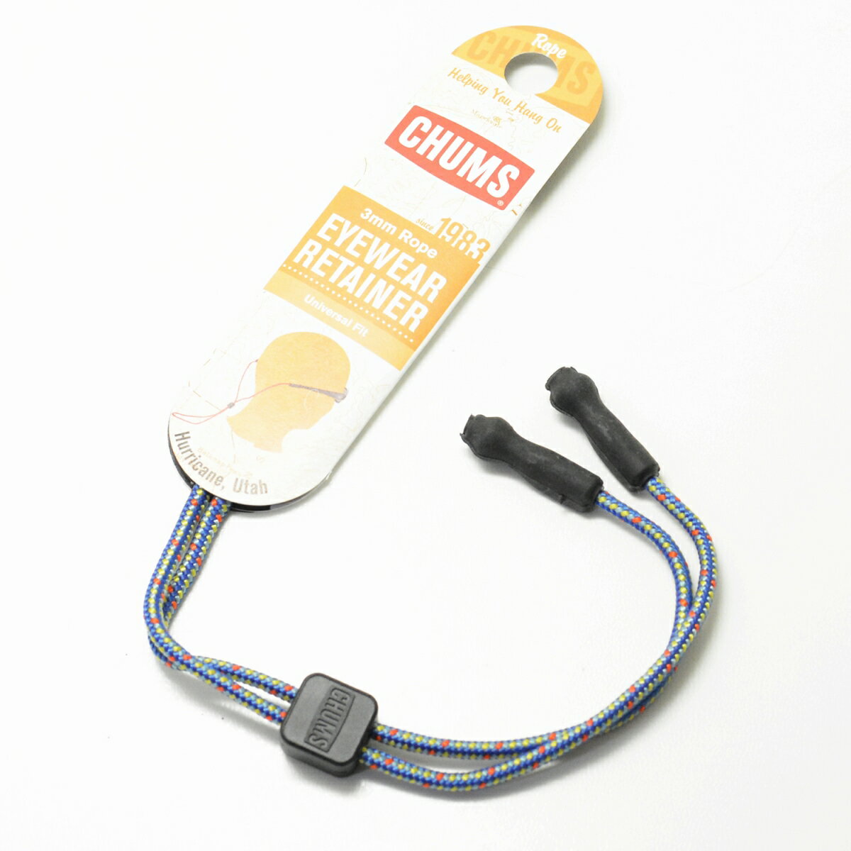アジャスタブルアイウェアリテイナーチャムス【CHUMS】メガネストラップUNIVERSALFITROPE3mm