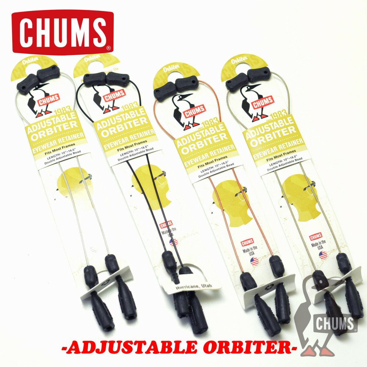 `X CHUMS TOXXgbv Adjustable-Orbiter ULTRA-LIGHT RETAINER CH61-0227  AWX^u I[r^[ y e[i[ Xgbv Kl X|[cKl TOX OXR[h ዾ AEghA KlXgbv ዾXgbv ߂˃Xgbv