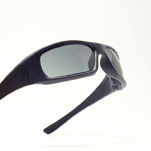 ESSサングラス【5B】ミルスペックアイウェア（ブラック/スモークブラック）