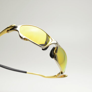 【GOODMAN LENS MANUFACTURE】グッドマンレンズマニュファクチャーOAKLEY JULIET（ジュリエット）用交換レンズ[グレーベース/ゴールドミラー]（ポリカ）（OAKLEY-JULIET-JL-P106）