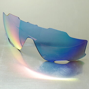 【GOODMAN LENS MANUFACTURE】グッドマンレンズマニュファクチャーOAKLEY JAWBREAKER（オークリー ジョーブレーカー）用交換レンズライトブルー/レッドミラー（ベンチレーション）*レンズのみ