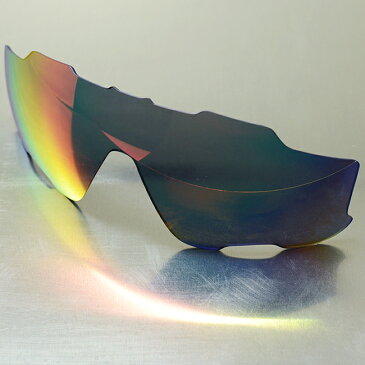 【GOODMAN LENS MANUFACTURE】グッドマンレンズマニュファクチャーOAKLEY JAWBREAKER（オークリー ジョーブレーカー）用交換レンズライトグレー/レッドミラー（ベンチレーション）*レンズのみ