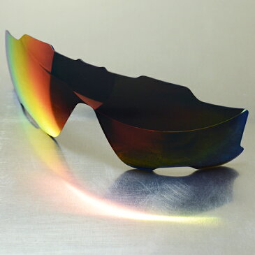 【GOODMAN LENS MANUFACTURE】グッドマンレンズマニュファクチャーOAKLEY JAWBREAKER（オークリー ジョーブレーカー）用交換レンズグレー/レッドミラー（ベンチレーション）*レンズのみ