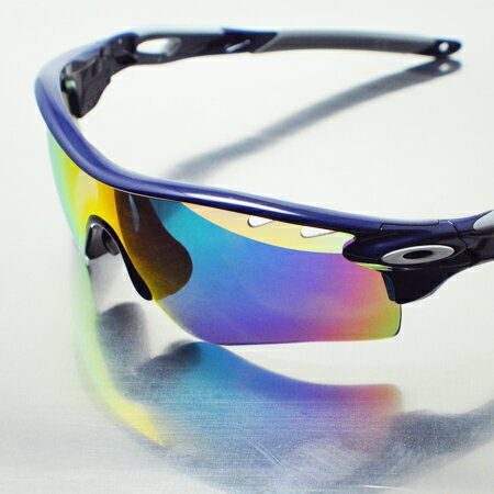 【楽天スーパーセール】【GOODMAN LENS MANUFACTURE】グッドマンレンズ OAKLEY RADAR LOCK（オークリーレーダーロック）用交換レンズ ライトグレー/レッドミラーPATHシェイプ （OAKLEY-RADARLOCK-PATH-RDL-P107S）【楽天スーパーSALE メガネ 眼鏡 アイウェア】