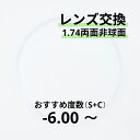 1.74両面非球面レンズ交換おすすめ度数-6.00〜乱視が強く歪みが気になる方におすすめ(4)