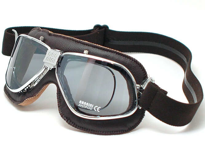 ナンニーニ【nannini】社製ゴーグルCRUISER-860-4V1151-6521（クルーザー860-4V四眼式）（クローム・ブ..