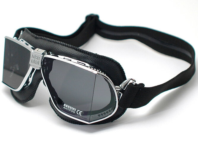 ナンニーニ【nannini】社製ゴーグル「カスタム」CUSTOM-862-1150-6703 （クローム・ブラック/グレー・..