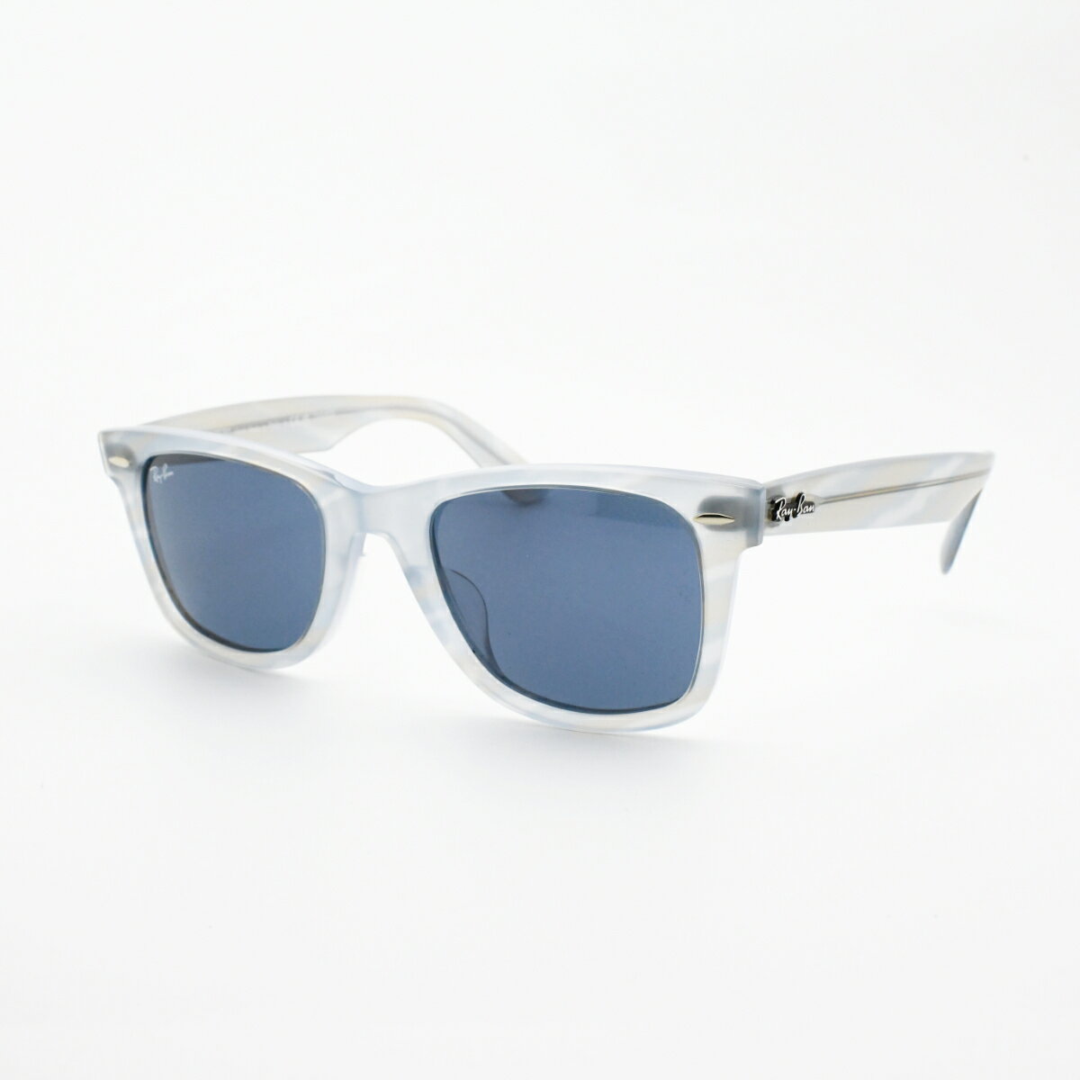 RAYBAN レイバンWAYFARER ウェイファーラーRB2140-F-1407-R5（ポリッシュフォトクロミック ストライプ ライトブルー/ブルー）