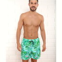 メンズ ウォーターショーツ ボードショーツ BOARDSHORT インポート WATER SHORT メンズ ボタニカル グリーン 水着 海パン 水陸両用 フィットネス 男 パンツ おしゃれ かわいい プレゼント コロンビア製