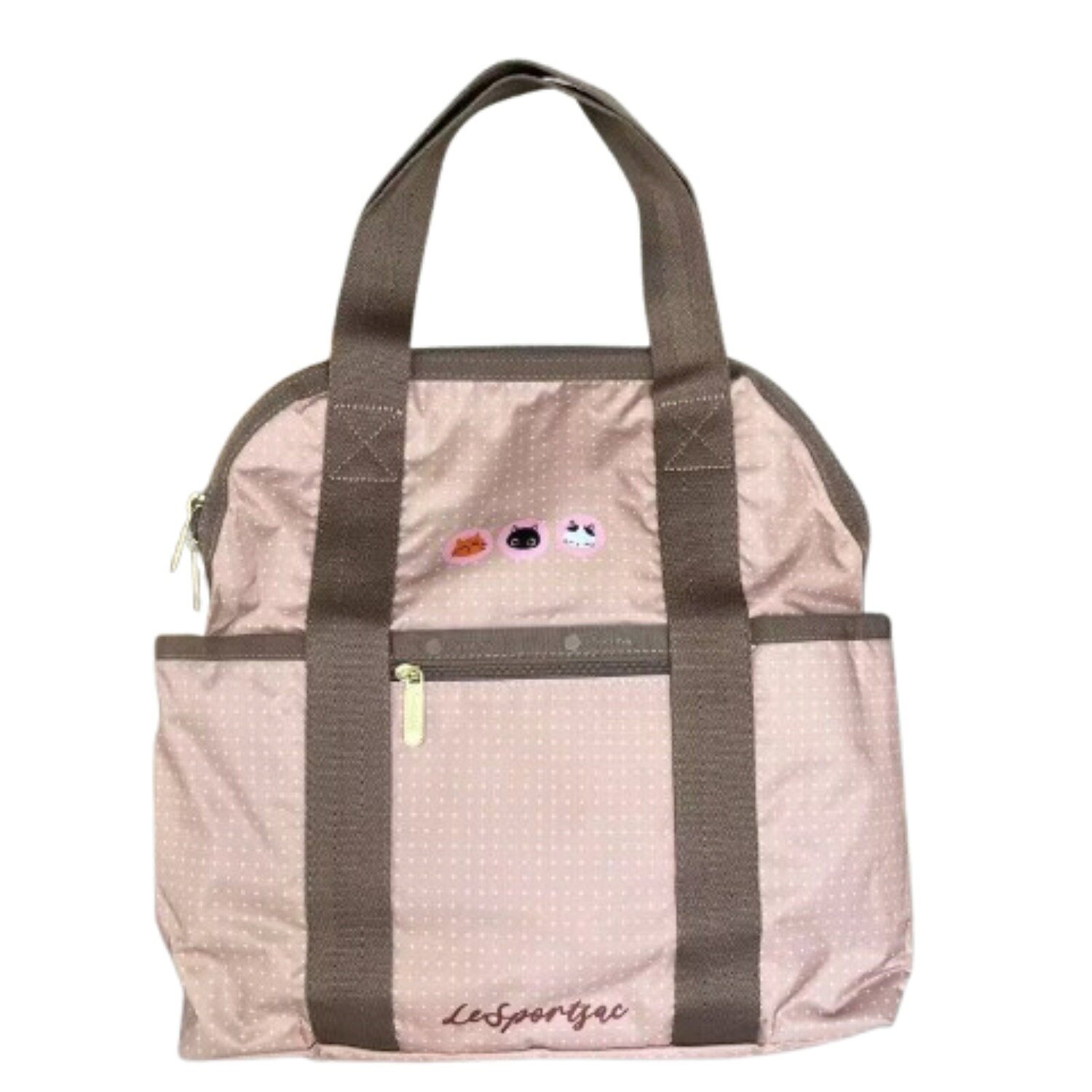 Rakuten - レスポートサック リュック バックパック 大容量 ブラック バッグ Le Sportsac DOUBLE TROUBLE BACKPACK 2442 旅行 ビジネス 遊び 並行輸入品