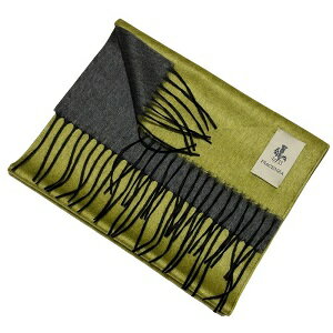 PIACENZA ピアチェンツァ マフラー ライムグリーンマフラー ダークグレーマフラー リバーシブルマフラ..