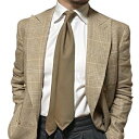 HOLLAND&SHERRY生地 Atto Vannucci (アットヴァンヌッチ) ネクタイ ベージュ×オレンジ シャドーヘリンボーン柄 セッテピエゲ ソラー...