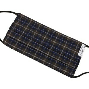 【別注】 MUNGAI(ムンガイ) マスク ブラウン タータンチェック柄 チェック柄マスク イタリア製 イタリア製マスク お洒落マスク プレゼント ギフト クリスマスギフト クリスマスプレゼント【国内正規品】