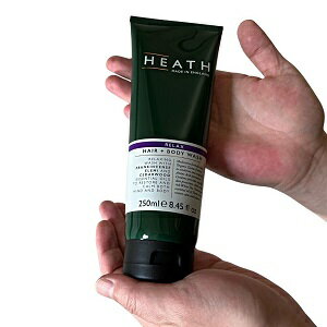 HEATH(ヒース) リラックス ヘア＆ボディウォッシュ メンズ オールインワン シャンプー ボディソープ 250ml 男性用 スキンケア パラベンフリー チャ葉エキス 父の日ギフト 父の日 プレゼント ギフト クリスマスギフト クリスマスプレゼント 