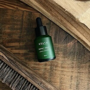 HEATH ( ヒース ) プロテクトセラム 柑橘系の香りメンズ 美容液 動物性成分不使用 パラベンフリー メン..