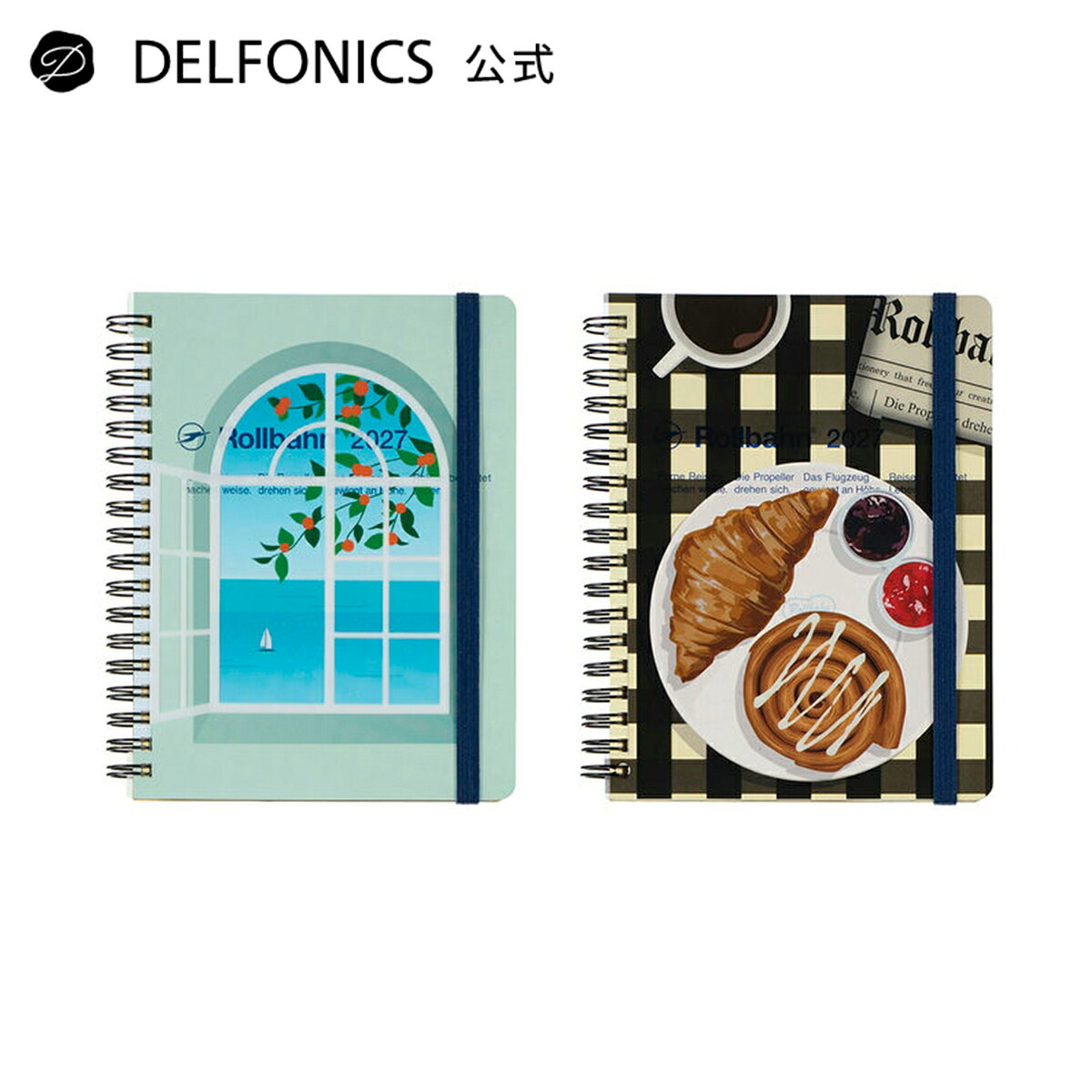 【手帳2027 公式ショップ】ロルバーン ダイアリー トロワ L【DELFONICS（デルフォニックス）】