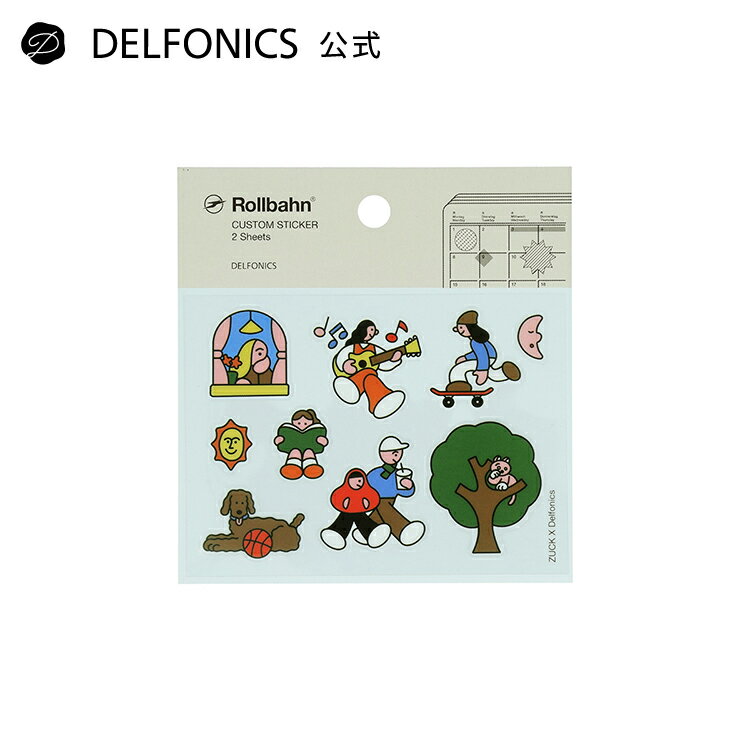 【SALE 20%OFF】【公式ショップ】ロルバーン カスタムシール ZUCK【DELFONICS(デルフォニックス)】