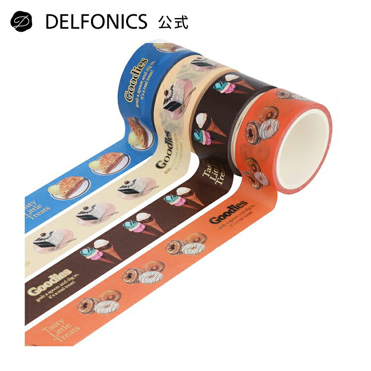 【公式ショップ】アメリカンスイーツ マスキングテープ【DELFONICS（デルフォニックス）】のサムネイル