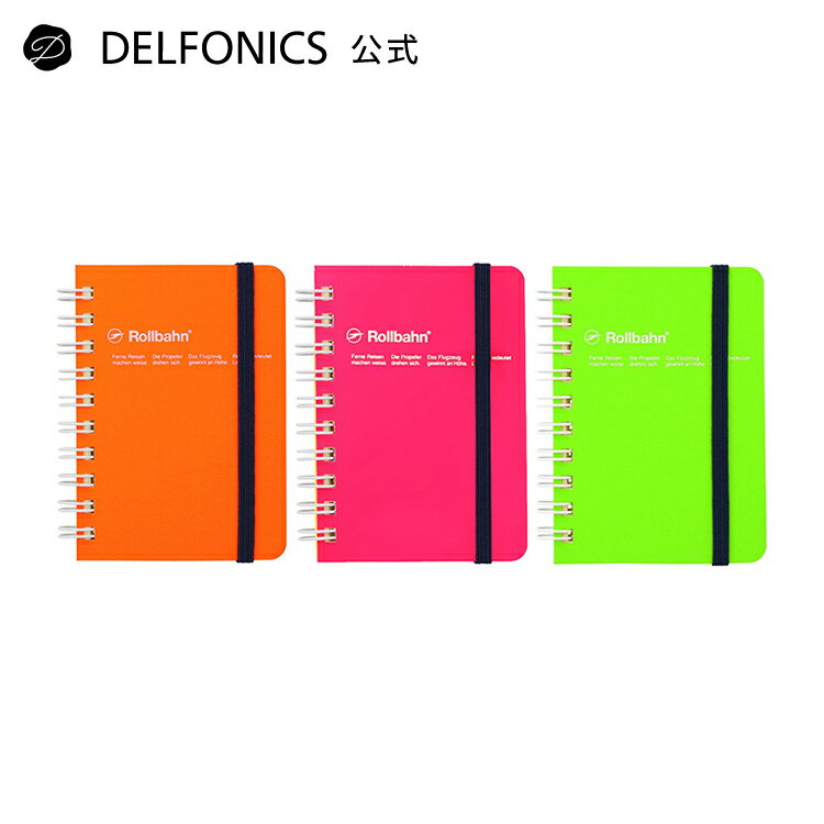 【SALE 20%OFF】【公式ショップ】【直営店限定】ロルバーン ポケット付メモ ネオン ミニ【DELFONICS(デルフォニックス)】
