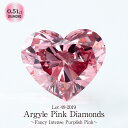 アーガイル社 鑑定【ID No391670/0.51ct/Heart/2PP/P2】【Lot 49-2019 Argyle Pink Diamonds Tender】 アーガイル社は、毎年 特に美しい自社のピンクダイヤに、IDとLOT Noを付けて入札会をしています。こちらは、2019年度の入札会で販売されたダイヤモンドです。アーガイル社のサイトでID Noを入力して検索していただけます。 アーガイル社サイトはコチラ argylepinkdiamonds.com.au MODEL WEAR オーストラリアにあったアーガイル鉱山の2020年閉山により、さらに人気の高まるピンクダイヤモンド。希少性のあるアーガイル社の最高級ピンクダイヤは、どれほど貴重で価値のあるものか語りつくせません。 ITEM SPEC スペック ルース天然ピンクダイヤモンド　ハートシェイプFancy Intense Purplish PinkI2　0.51ct（GIA鑑定） サイズ縦：約4.93mm　横：約5.86mm　厚み：約2.97mm 付属品GIA鑑定書アーガイル社鑑定書アーガイル社製ルースケース