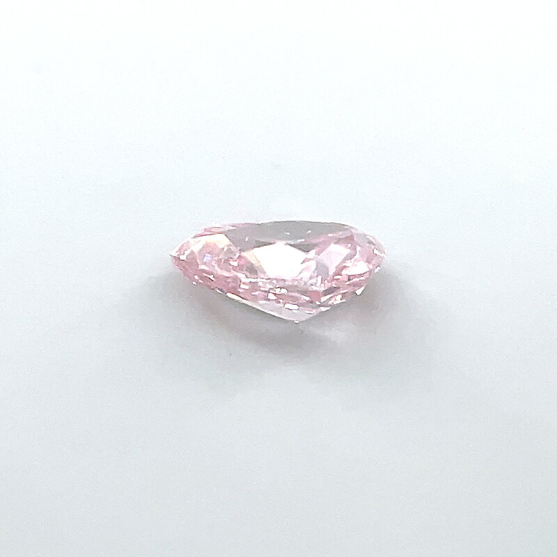 Deliciae 天然ピンクダイヤモンド ペアシェイプ Fancy Pink SI1【0.219ct】【中央...