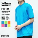 T[XAp tVc LOS ANGELES APPAREL 1801NEON 6.5oz Garment Dye Crew Neck T-Shirt K[g_C N[lbN lI Y fB[X TVc TVc  V[gX[u  nTVc t XAp