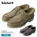 (RSL) Timberland ティンバーランド TB0A5P68991 TB0A5P4CW08 Authentic Handsewn Boat Shoe メンズ モカシン デッキシューズ シューズ ドレスシューズ 靴 紳士靴 ダークグリーン ダークグレー ヌバック DarkGreenNubuck DarkGreyNubuck