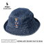 POLO RALPH LAUREN DENIM LOFT BUCKET HAT W/ BEAR 710935295001 DARK WASH DENIM ݥ ե Хåȥϥå ݥ٥ åǥ˥