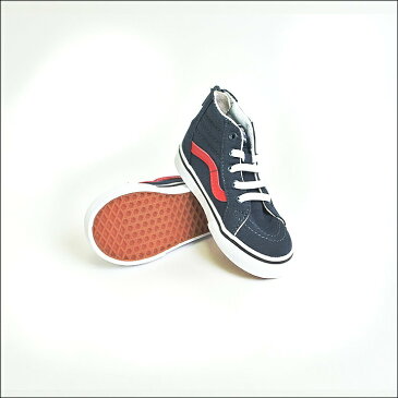 VANS TODDLERバンズ トドラー【VN-0XG5JSM】SK8-HI ZIPNAVY/TRUE WHITEスケートハイ ジップ幼児用スニーカー