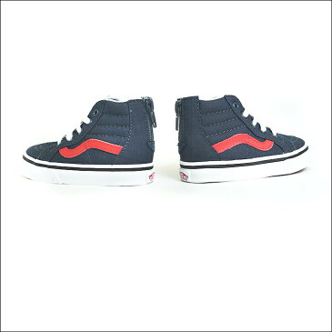 VANS TODDLERバンズ トドラー【VN-0XG5JSM】SK8-HI ZIPNAVY/TRUE WHITEスケートハイ ジップ幼児用スニーカー