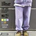 当店オリジナル 後染め ロサンゼルスアパレル スウェット パンツ 14oz メンズ LOS ANGELES APPAREL HF-04 スエット ヘビー フリース ブランド 裏起毛 春 秋冬 ロスアパ MADE IN USA