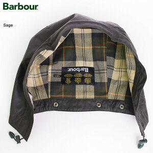 バブアー BARBOUR MHO0004SG91 Waxed Cotton Hood Sage ワックスドコットンフード セージ メンズ アウター ジャケット 取付フード フード ブランド