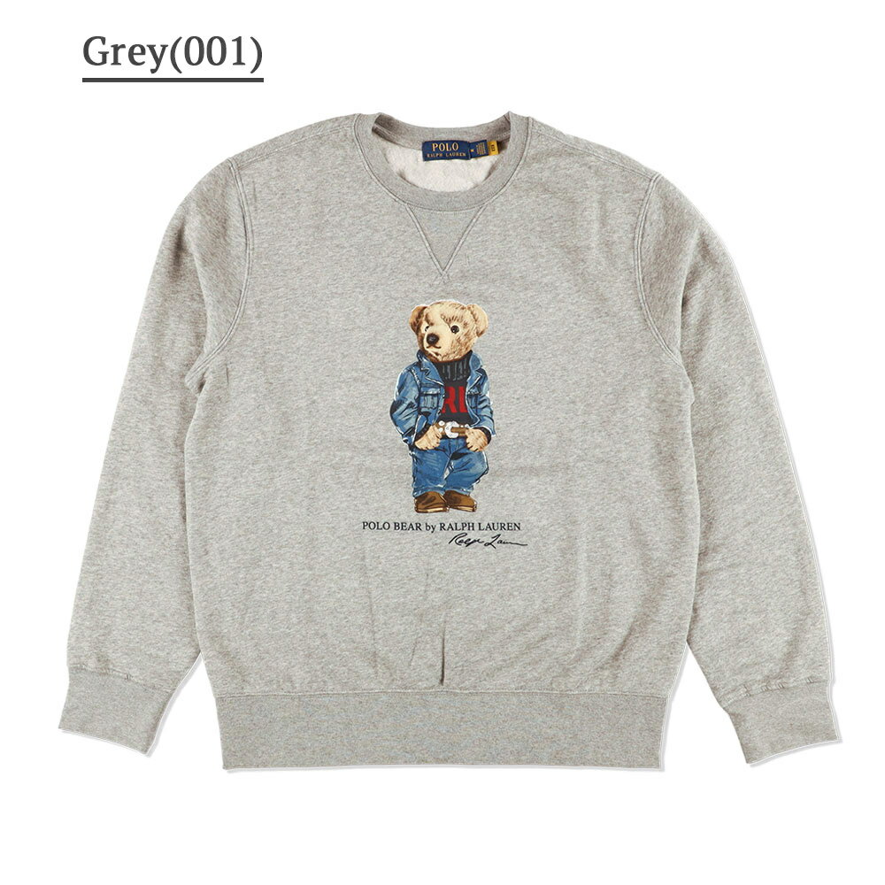 Polo Ralph Lauren ポロ ラルフ ローレン 710853308 Long Sleeve Graphic Fleece Polo Bear Crewneck Sweatshirt メンズ レディース スウェット クルーネック トレーナー 長袖 フリース 裏起毛 ポロベアー 熊 テディベア おしゃれ ブランド 春 秋冬 グレー GREY