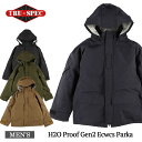 トゥルースペック TRU SPEC ウォータープルーフ ジャケット メンズ H2O Proof Gen2 Ecwcs Parka パーカー マウンテンパーカー ミリタリー レインジャケット アウター 防水 撥水 春 秋冬 アウトドア ギフト ラグラン フード